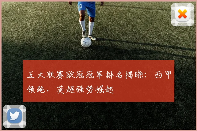 五大联赛欧冠冠军排名揭晓：西甲领跑，英超强势崛起